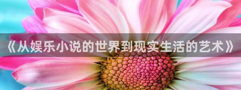 益达娱乐app哪个模式容易赢：《从娱乐小说的世界到现实生活的艺术》